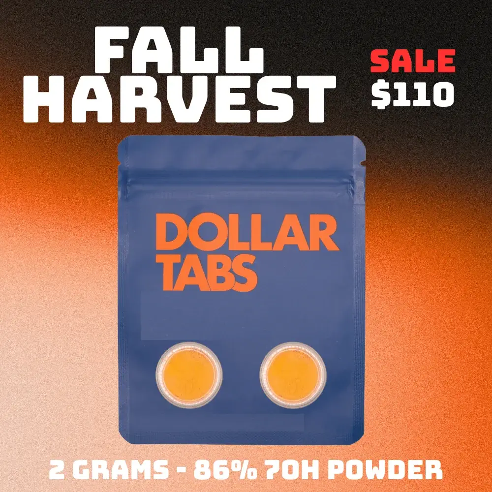 83% 7OH Powder- FALL HARVEST – 2 Gram Bundle